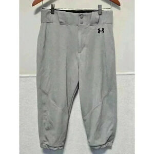 Men's Under Armour Baseball Short‎ Pants Gray SM/P/CH